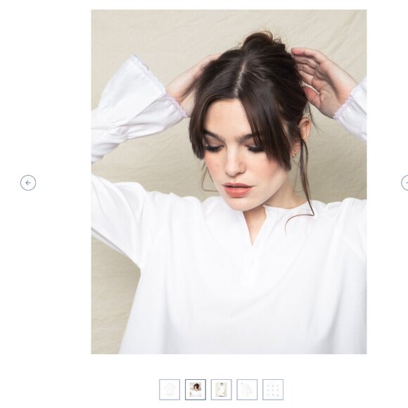 Lovely Petite Plume 100% Cotton Arabella Nightgown - Picture 2 of 10